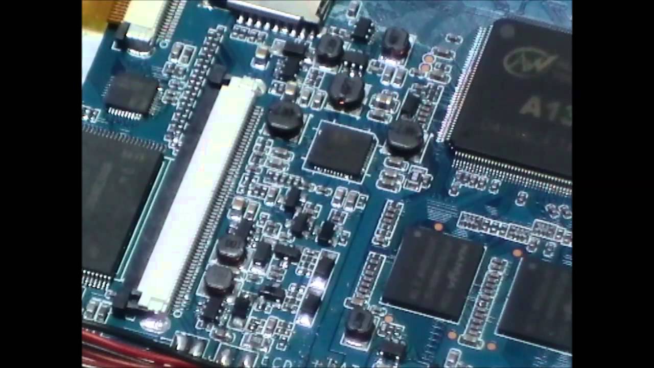 Identificar componentes en una tableta china
