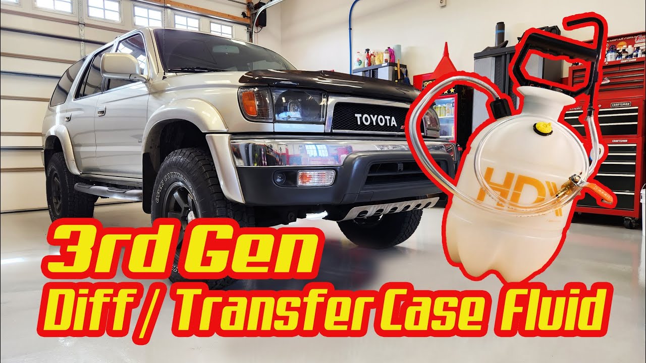 4Runner Differential and Transfer Case Fluid Change Speedy's Garage Restoring a 3rd Gen 4Runner P6