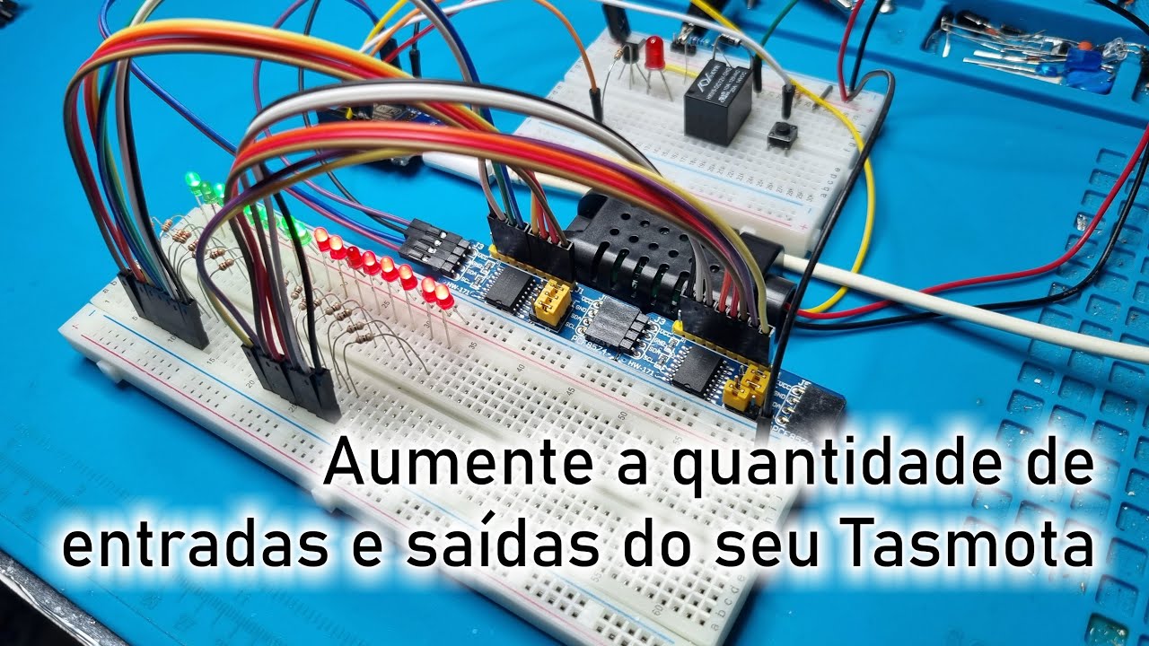 Video 8 - TASMOTA - Como eu adiciono mais entradas e saídas ao meu microcontrolador?