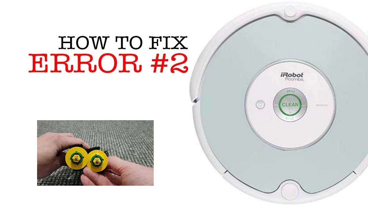 🛠 iRobot Roomba Ошибка 2 - Как исправить iRobot Roomba 532 Pet Series ошибка очистить щетки