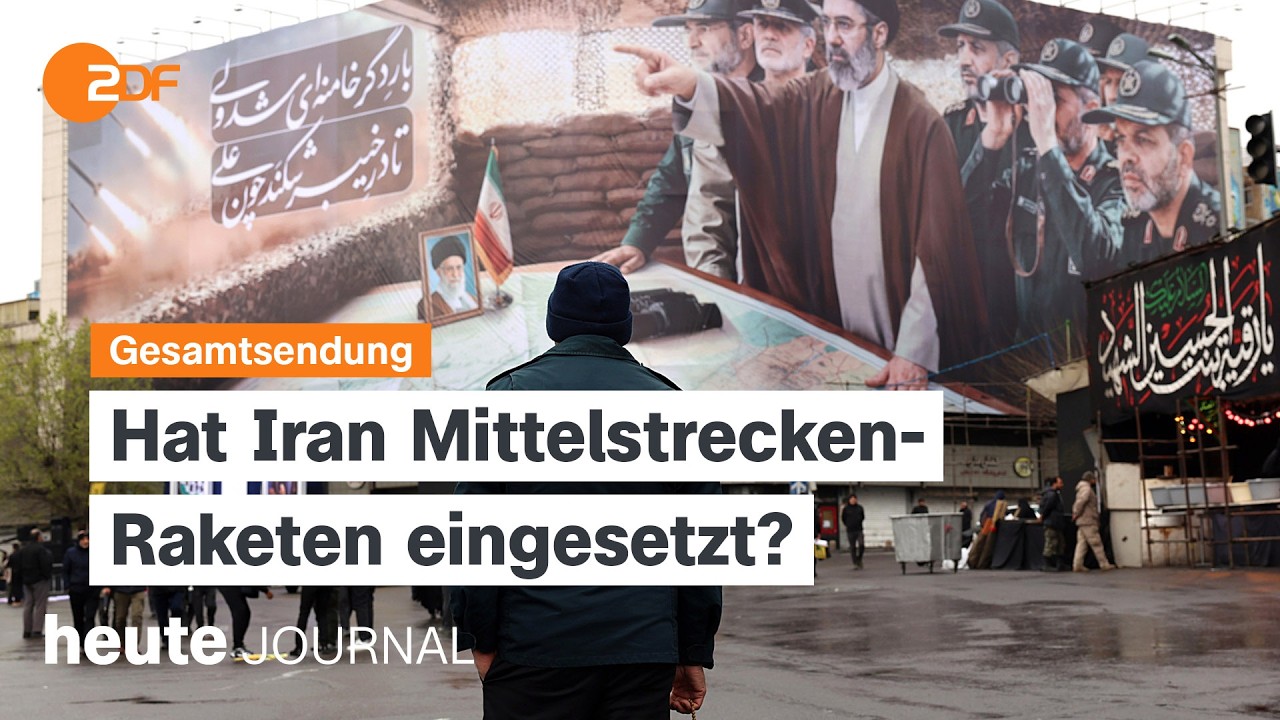 heute journal vom 21.03.2026 Iran-Krieg weitet sich aus, &Ouml;zil-Doku, K&uuml;rzung bei Psychotherapeuten