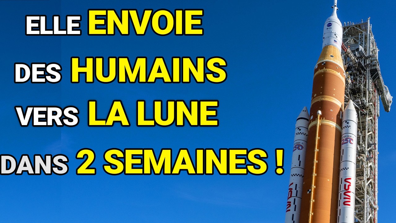 l'homme retourne vers la lune dans 14 jours: découvrez la fusée lunaire !