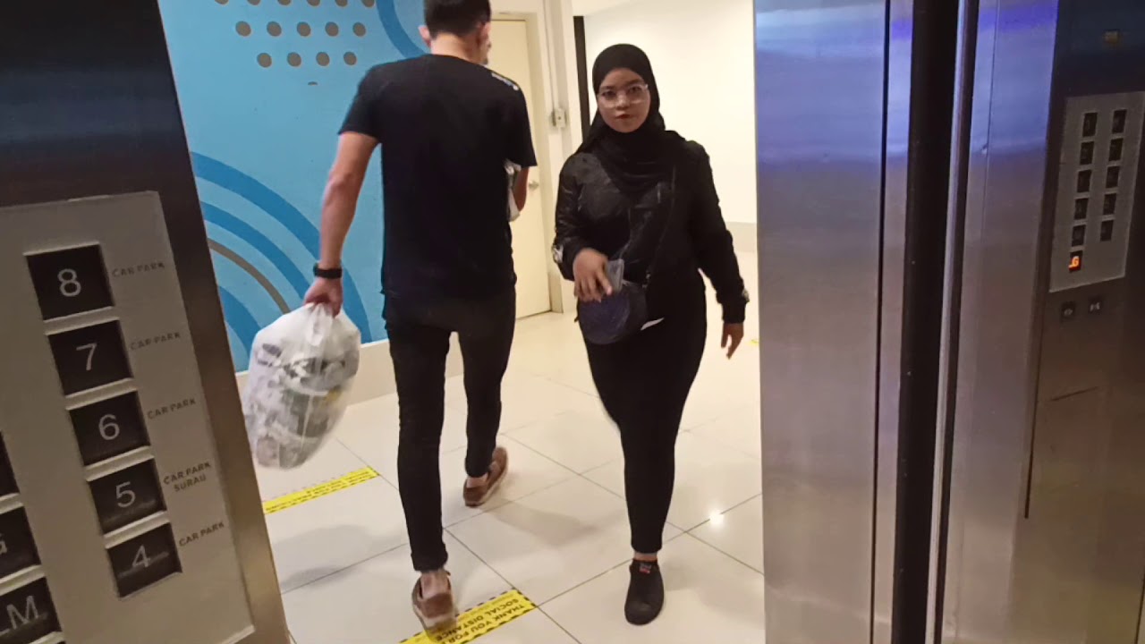 Mitsubishi elevator @ Queensbay Mall Penang (with ZJ EleVids Productions)