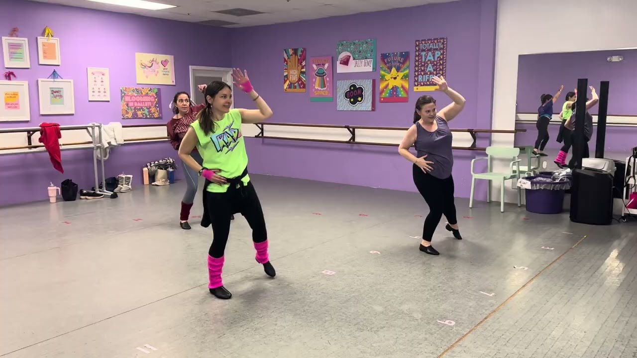 80s Jazz Dance Class - Jump (For My Love)