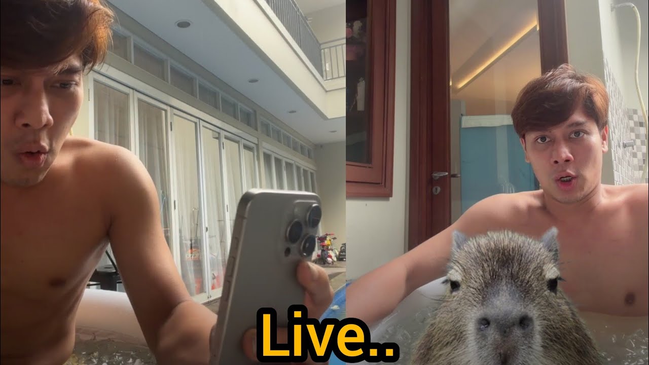 LIVE part2 RIZKYBILLAR & LESTIKEJORA, PAPA BILLAR SAMPAI RUMAH BERENDAM AIR ES SALFOK TETEH LESHIA🥰