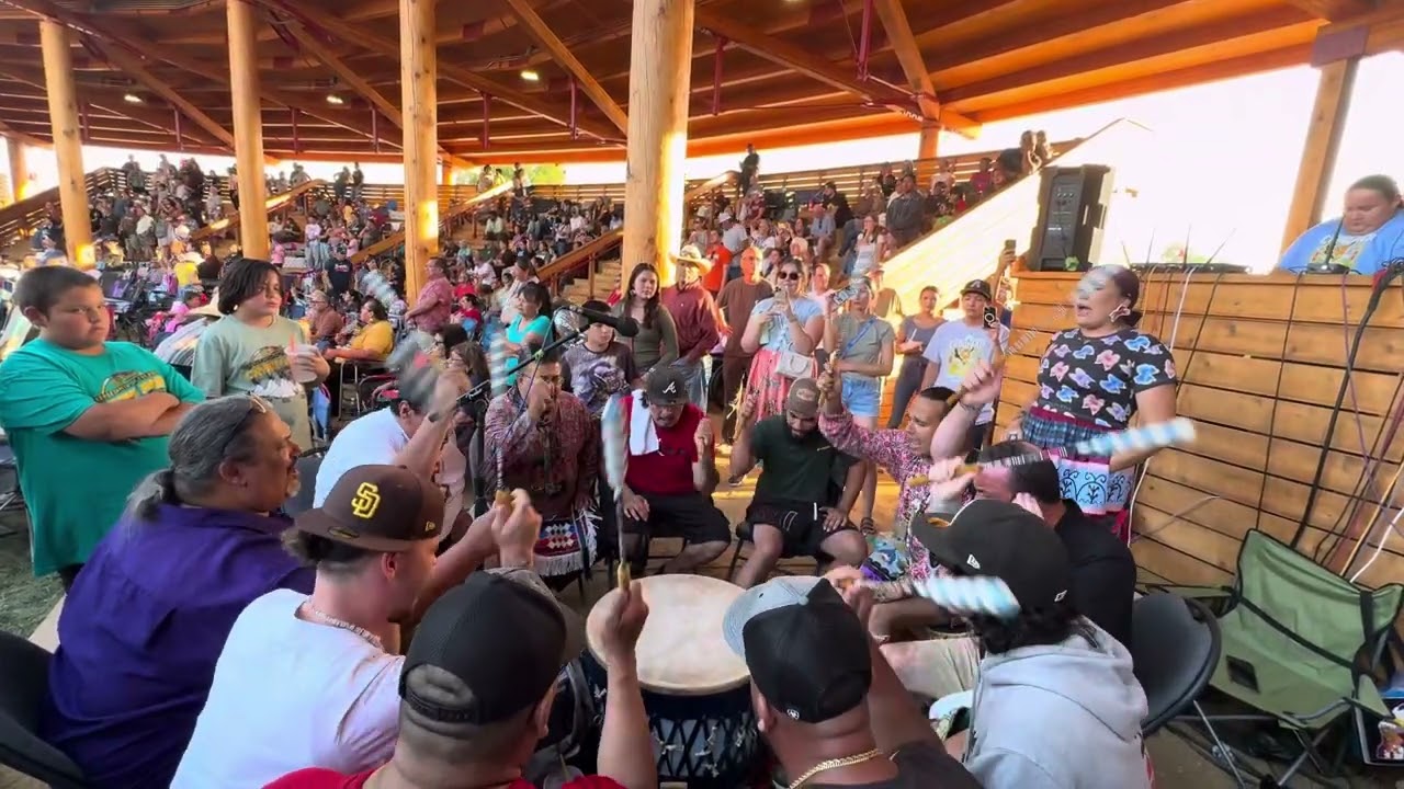 War paint and night hawks jrz grand entry @ crow fair pow wow 2025