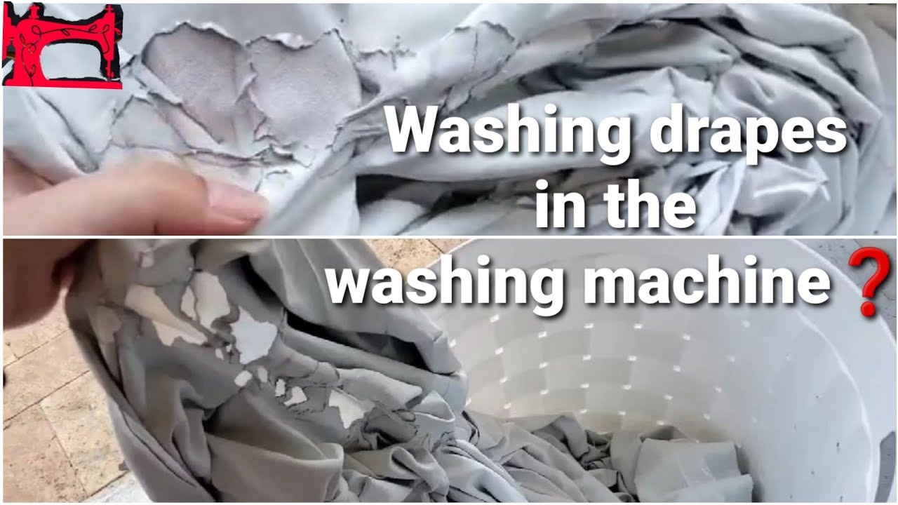 🤨Blackout Drapes in The Wash Machine ⁉️