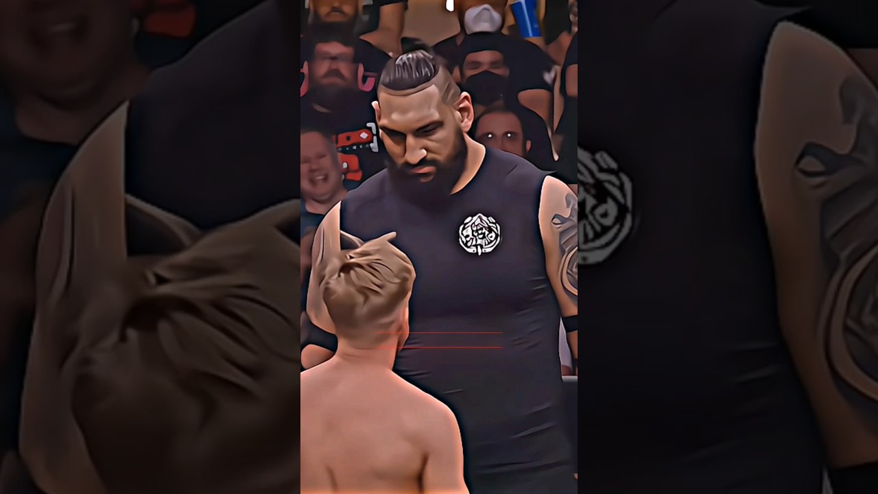 Satnam Singh the tallest wrestler in AEW ☠️ #shorts