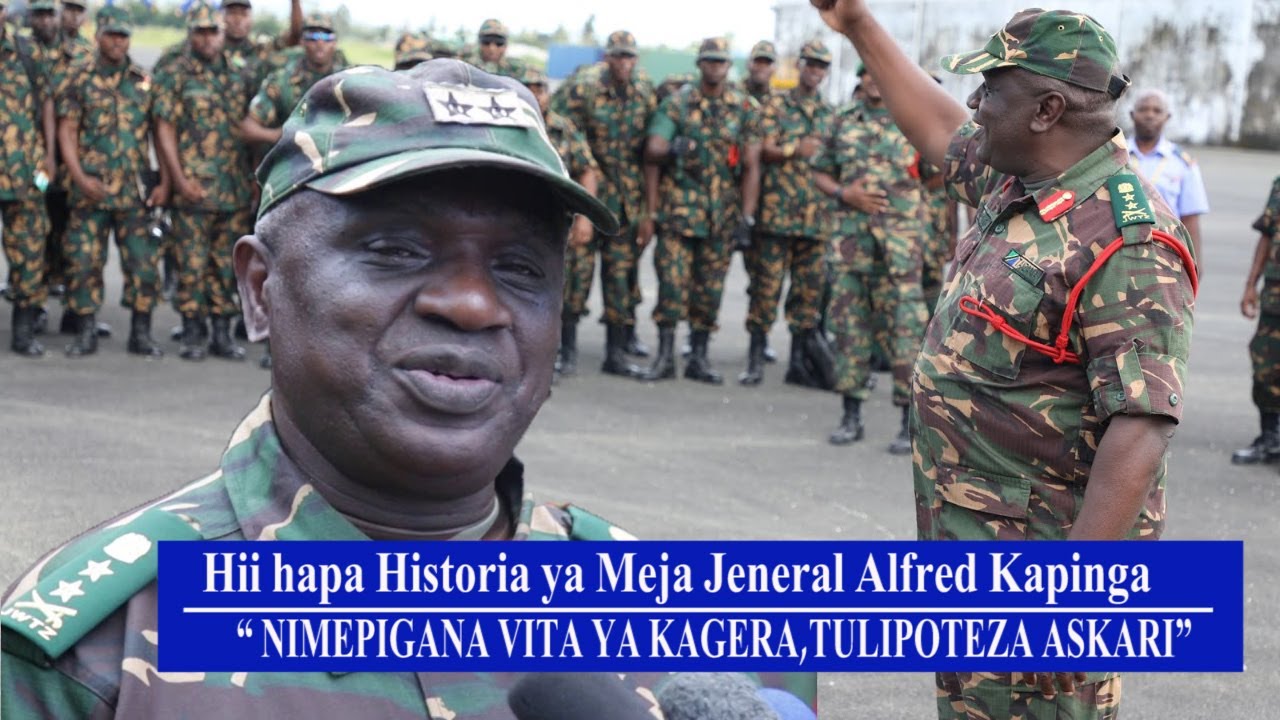 HISTORIA FUPI YA MEJA JENERAL ALFRED KAPINGA