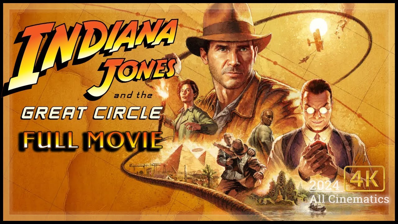 Indiana Jones and The Great Circle Now on PS5 - Full Game Movie [ALL CUTSCENES]
