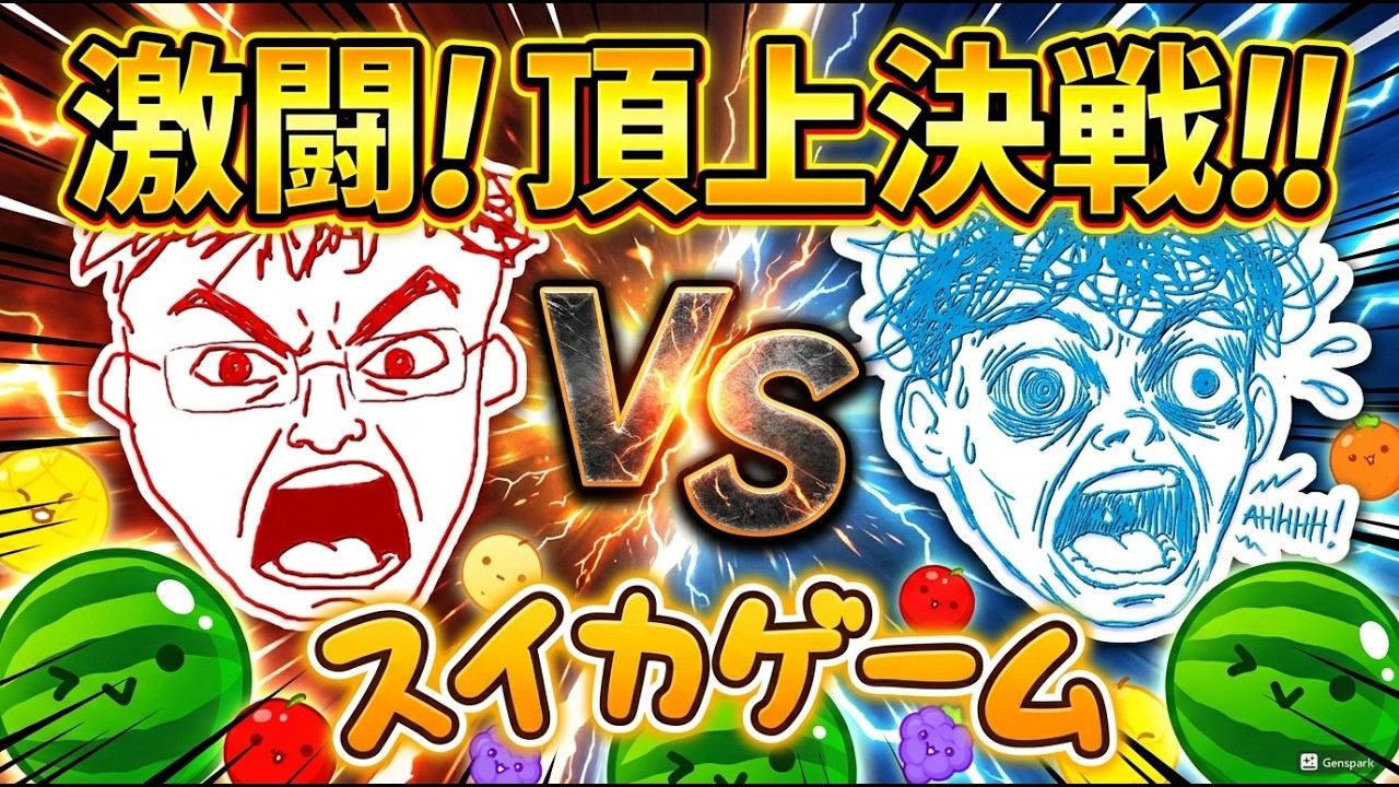 スイカゲームやるぞ！！
