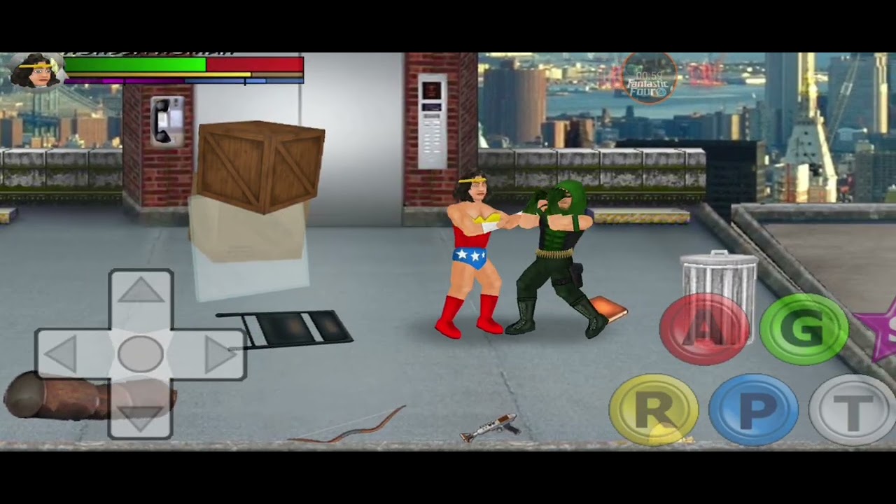 Supercity Fight: Wonder Woman vs. Flash & Green Arrow 