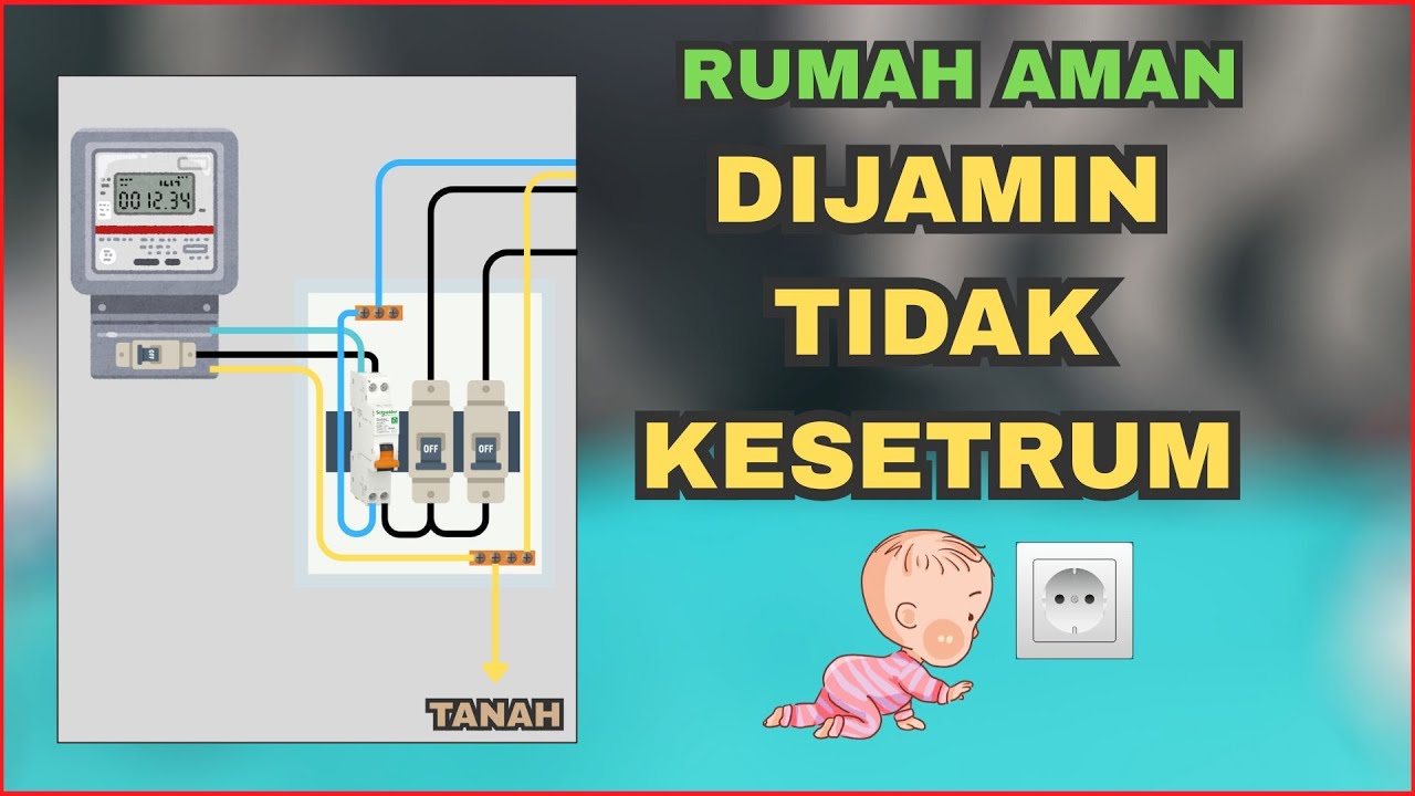CARA PASANG ANTI SETRUM RCBO DAN MCB GRUP INSTALASI RUMAH