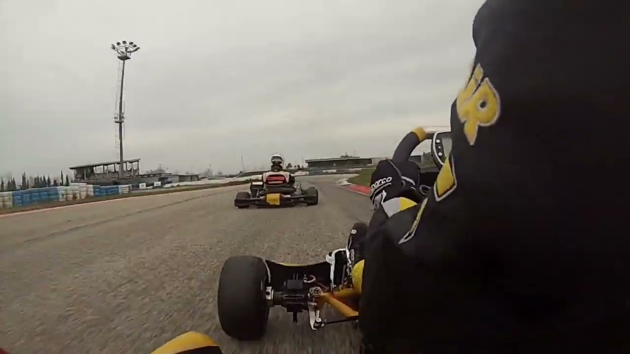 Gopro onboard kart circuito internazionale d'Abruzzo Ortona test collettivi TK/TM kz10c 03/23