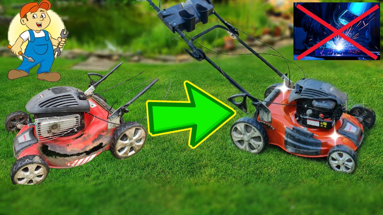 Jak opravit zrezivělý rám sekačky - bez svařování