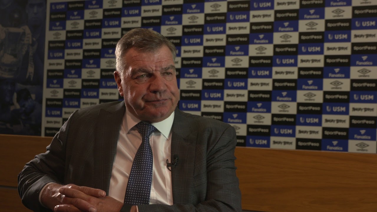 FIRST INTERVIEW: SAM ALLARDYCE - NEW EVERTON MANAGER