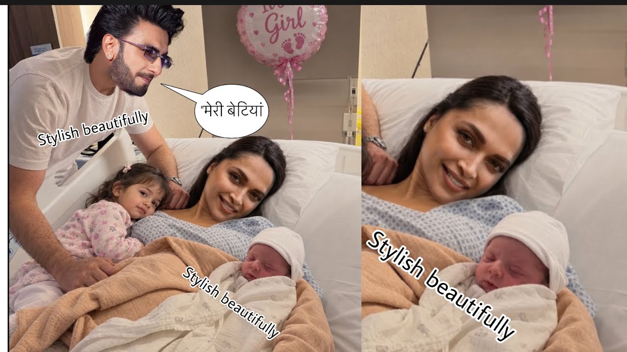 Ranveer Singh deepika Padukone emotional holding little baby girl with sister dua Padukone! happy ⏱️