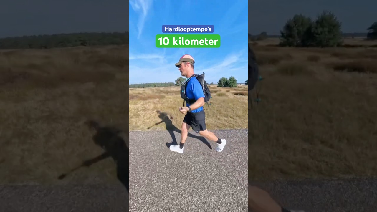 Zo snel moet je lopen voor een PR op de 10 kilometer! #running #shorts