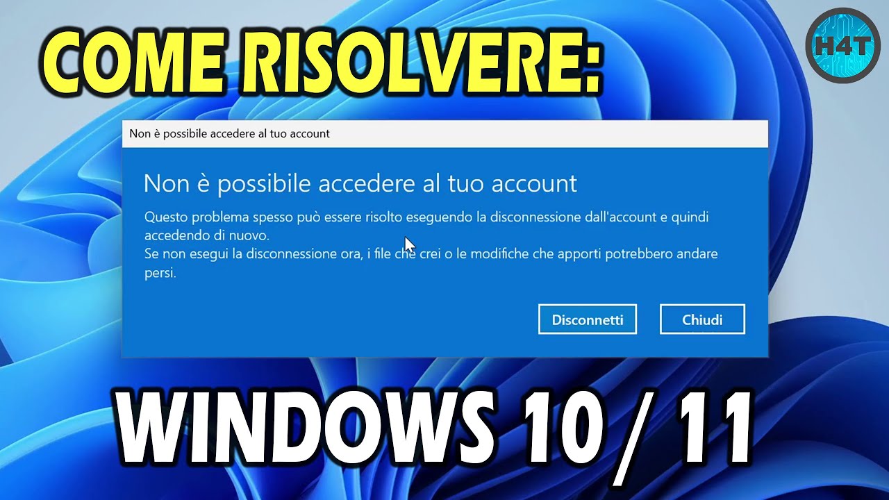 Non è possibile accedere al tuo account utente | Soluzione Windows 10/11