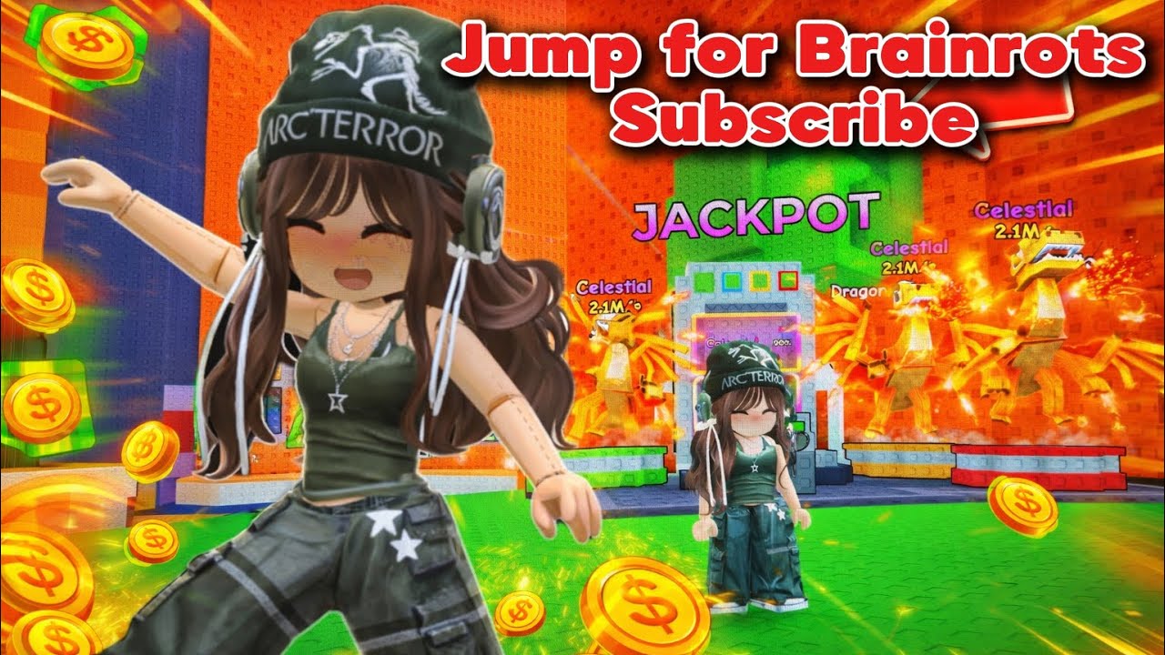 Jump For Brainrots Clover Brainrots #roblox #jumpforbrainrots #gaming (Portrait)