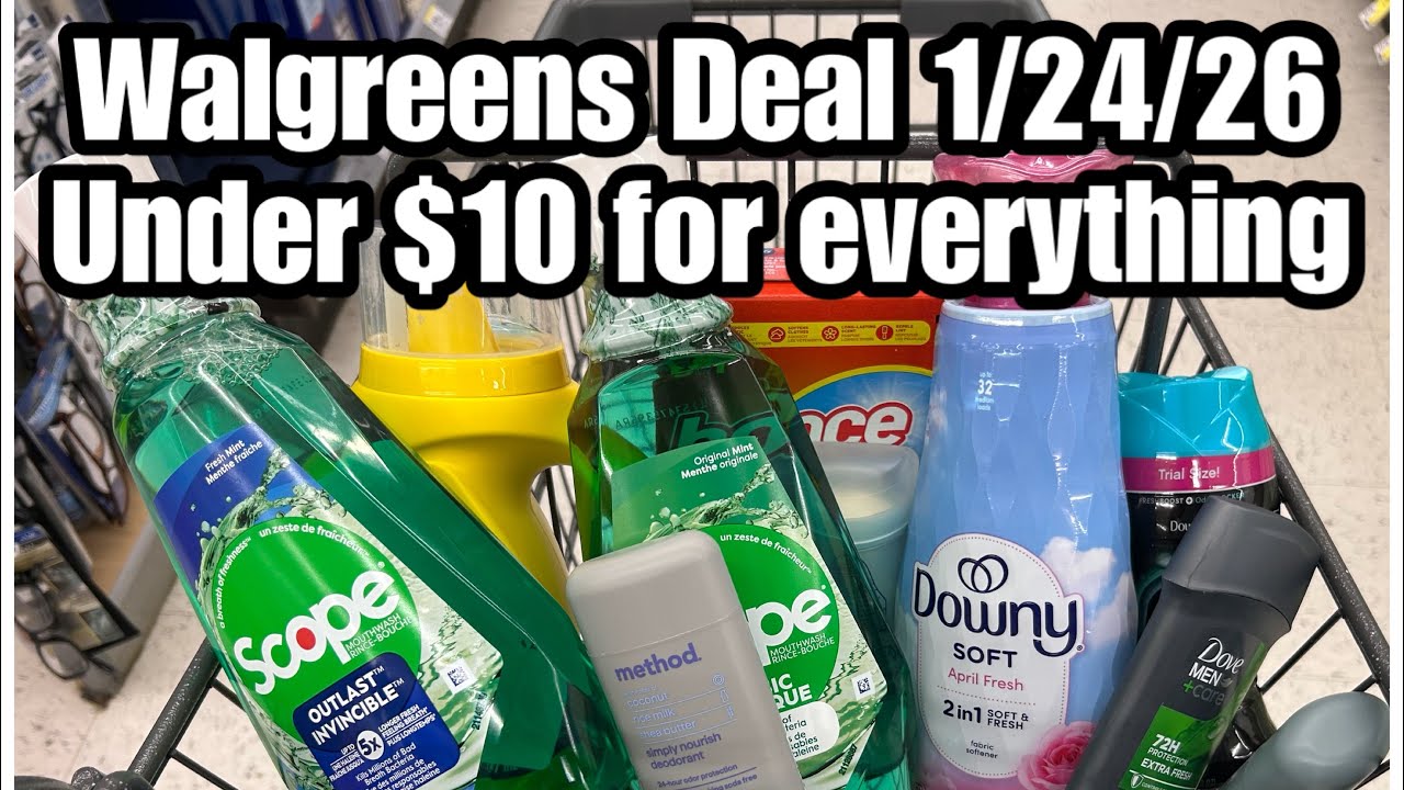 Купоны Walgreens от 24.01.2026 ~ Менее 10 долларов на всё!!!