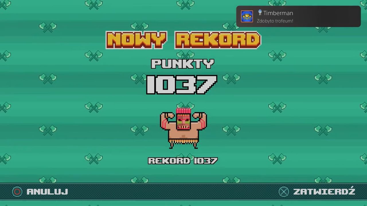 Timberman VS PS5 Rekord 1000+