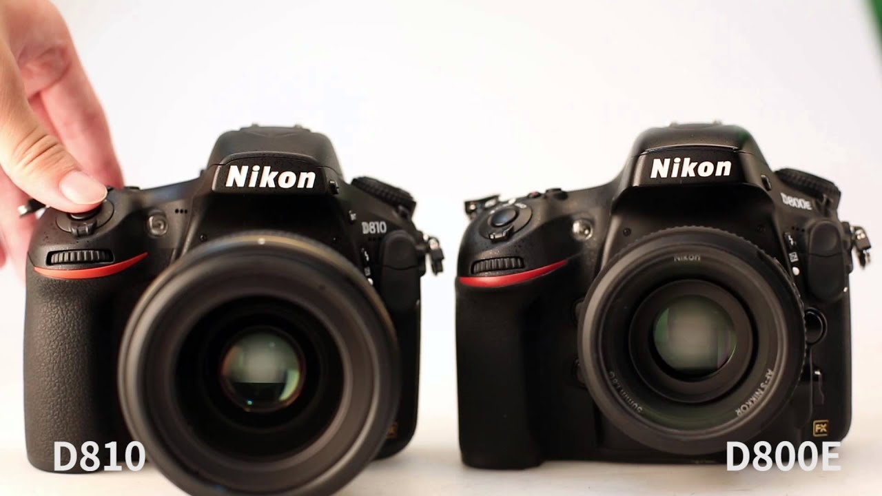 Nikon D810 vs D800E shutter sound compare