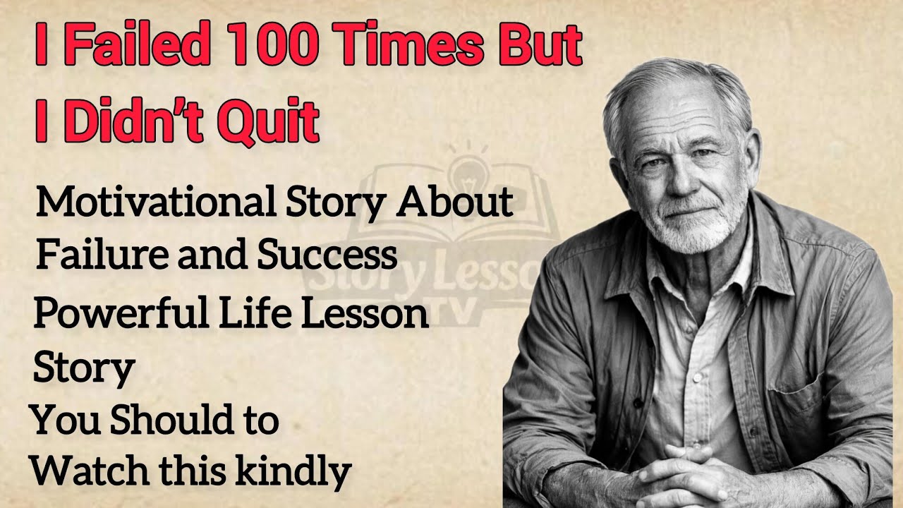 I Failed 100 Times… Then This Happened | Motivational Story | Story Lessons TV