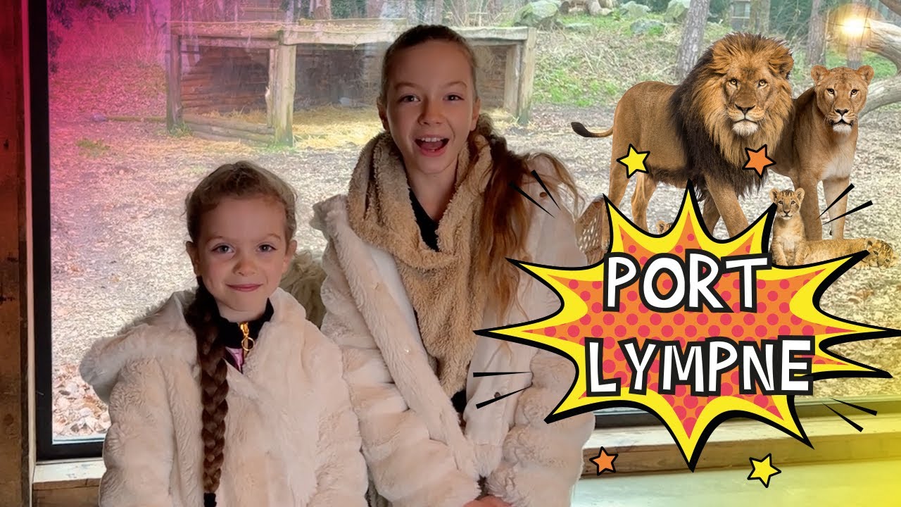 Sienna and Bella in Lion Lodge and Leopard Creek in an animal adventure at Port Lympne!