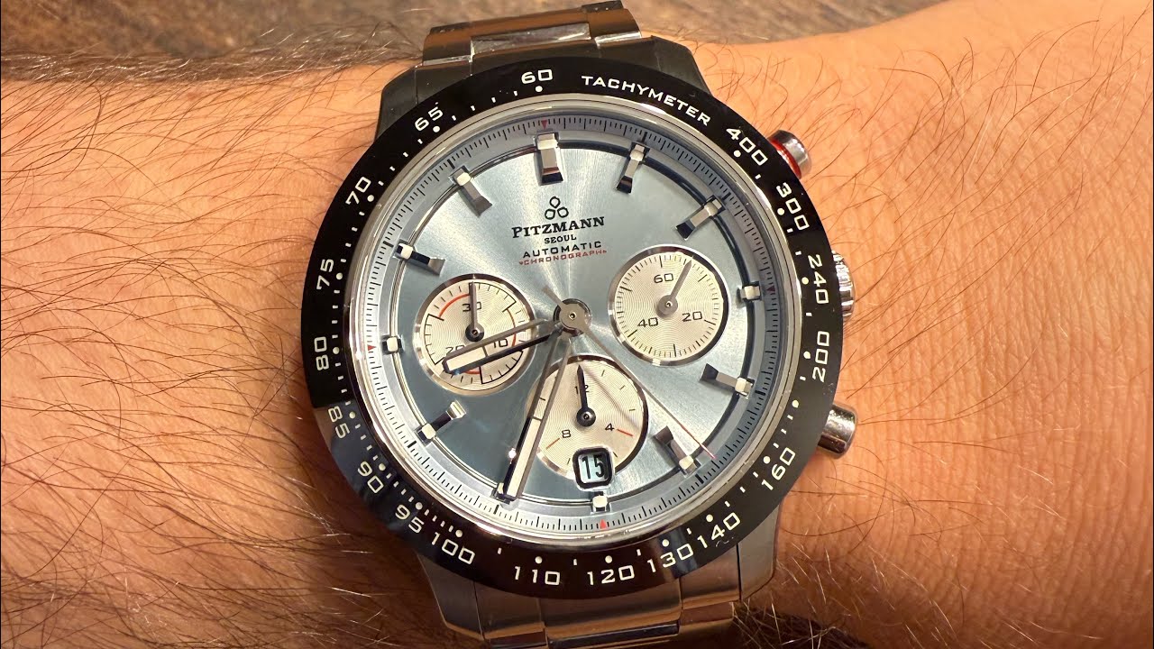Обзор хронографа Pitzmann III | Великолепный механизм Seiko и элегантный дизайн (на английском яз...