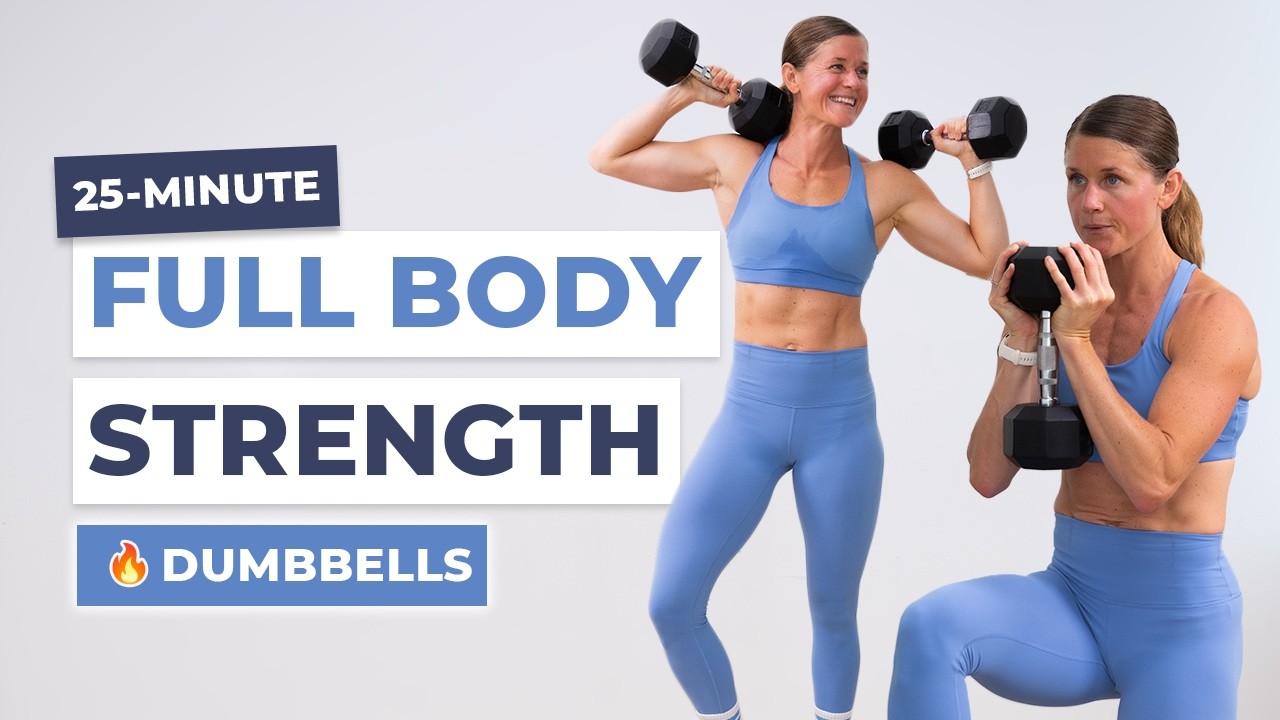 25-Minute Dumbbell Strength | Full Body & Abs