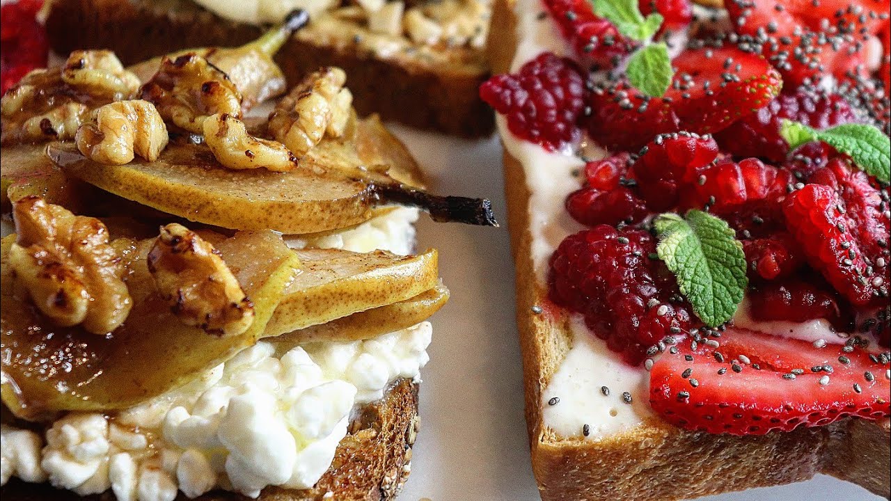 4 easy and Healthy toast ideas for Breakfast |Breakfast toast 4 ways | healthy toast Ideas
