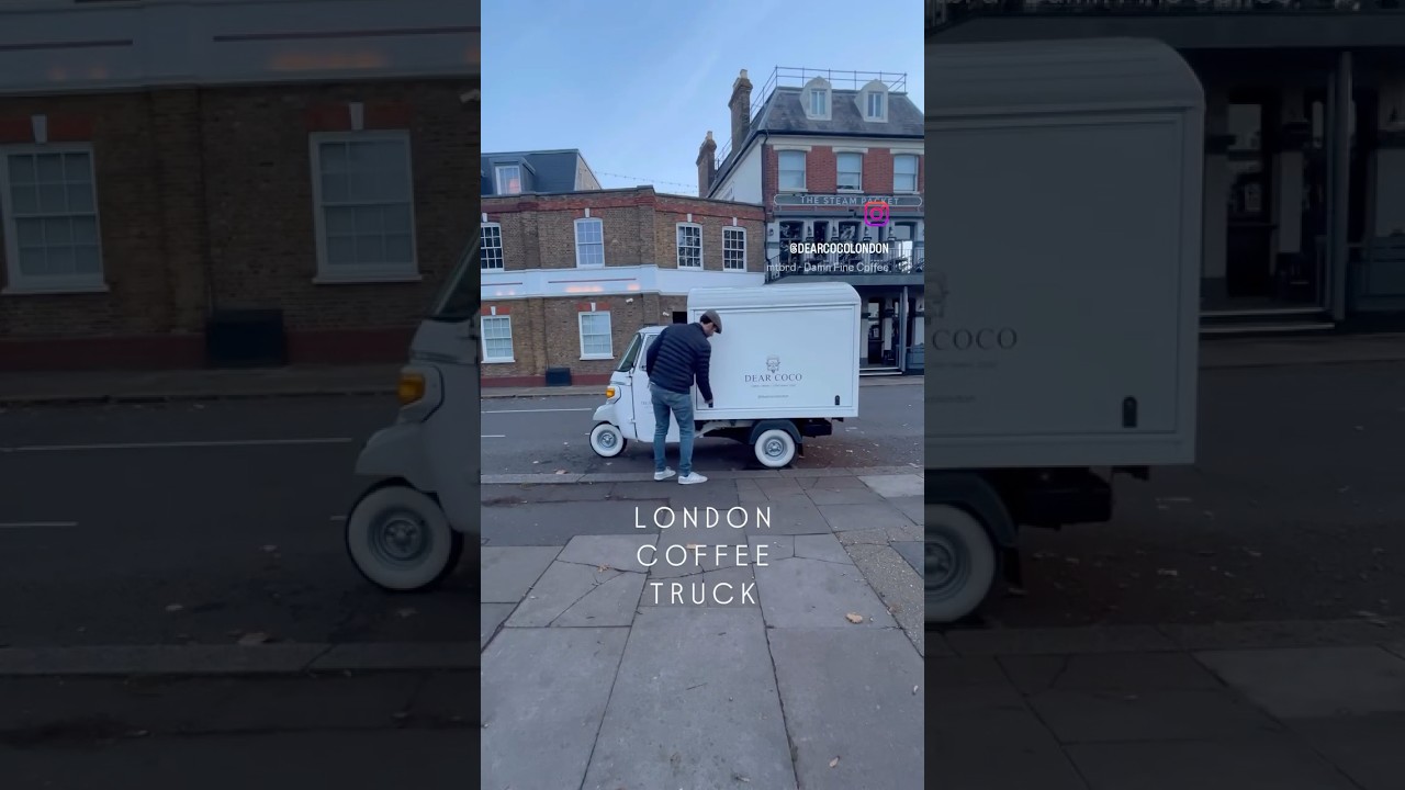 London coffee truck…with a damn fine cup of coffee 🎶