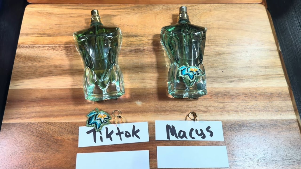 TikTok vs Macy's Jean Paul Gaultier Paradise Garden Fake vs Real
