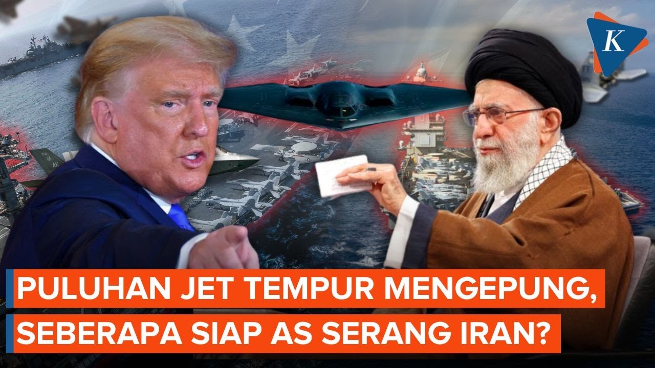 Dua Kapal Induk, F-35, hingga Bomber Disiagakan: Seberapa Siap AS Gempur Iran?