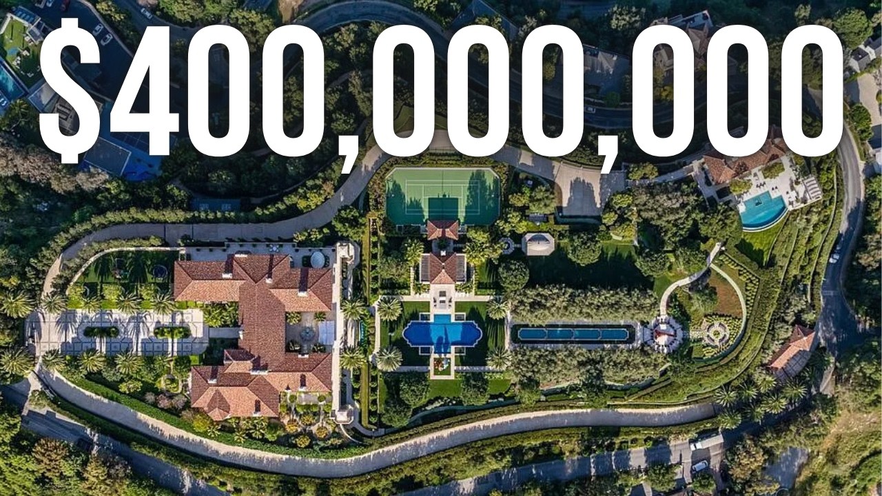 Огромный особняк в Бель-Эйре выставлен на продажу за 400 миллионов долларов.