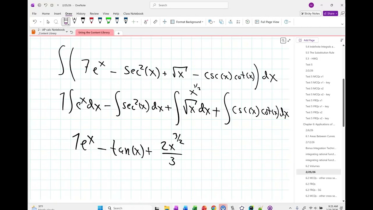 2/25/26 ap calc - 2nd hour