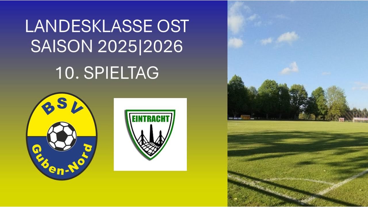 ⚽️ BSV Guben Nord gegen Königs Wusterhausen | Landesklasse Ost 10. Spieltag 💙💛