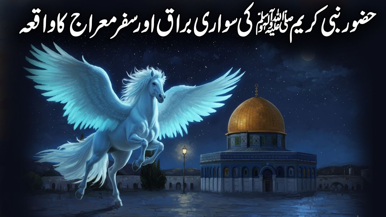 Hazoor Saw Ka Safar E Miraj Ka Waqia | Isra Wal Miraj | the Journey of Miraj
