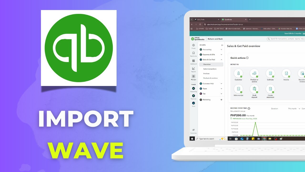 How to Import Wave Accounting Data to QBO