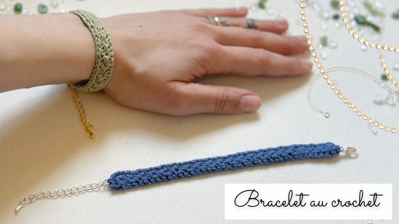 Comment faire un bracelet ou collier au crochet ? Tuto crochet gratuit ✨ Toutes tailles ✨ Passion