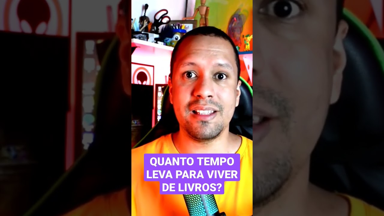 Quanto tempo leva para viver de LIVROS?