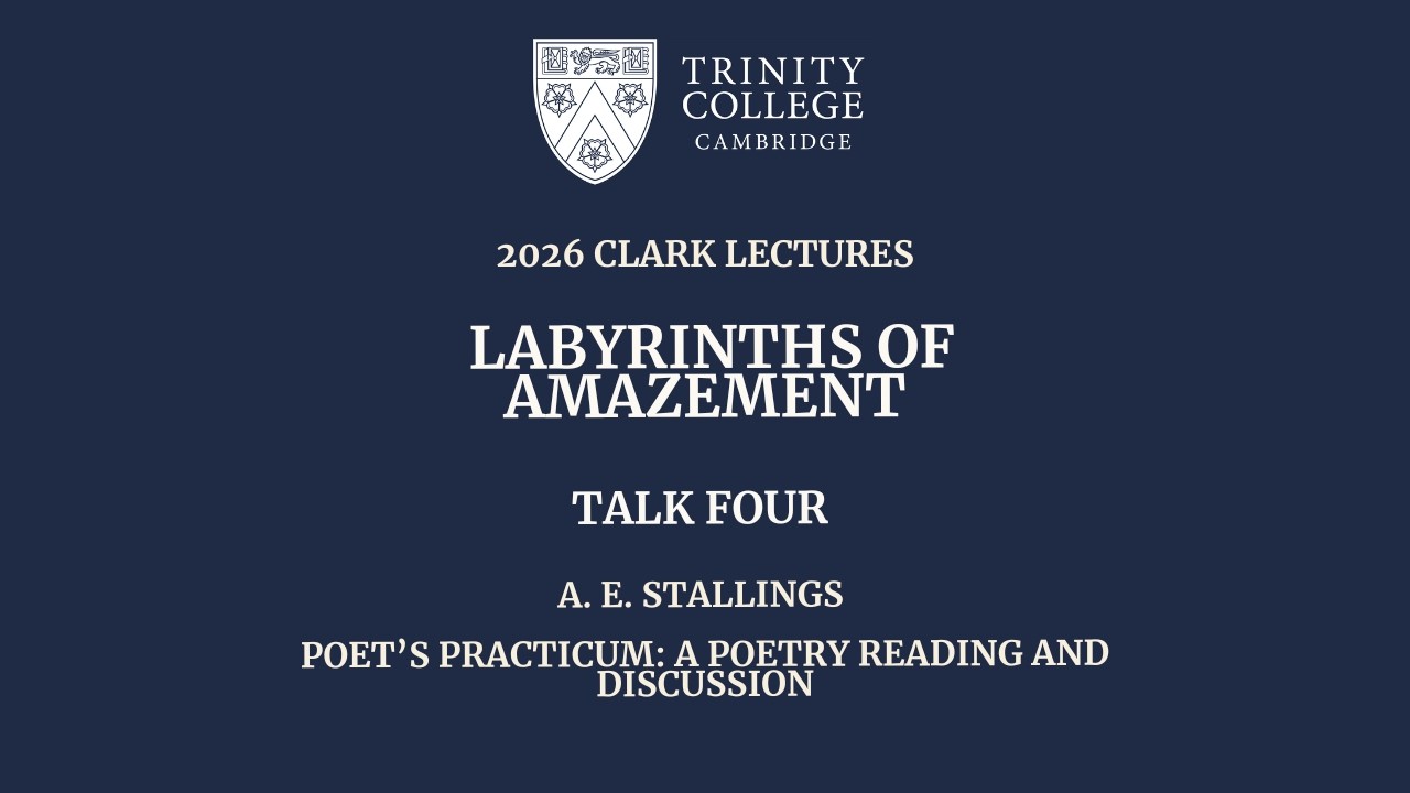 Лекция Кларка 2026: Практикум поэта: чтение стихов и обсуждение.