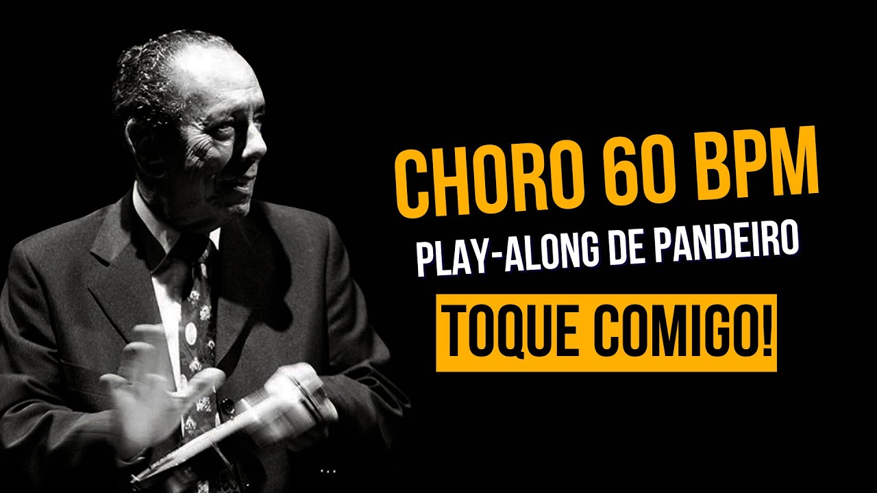 Pandeiro Play-Along – Choro (60 BPM)