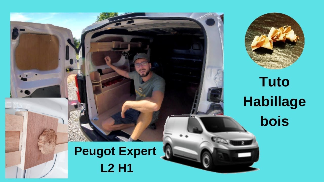Habillage Peugeot Expert aménagement bois