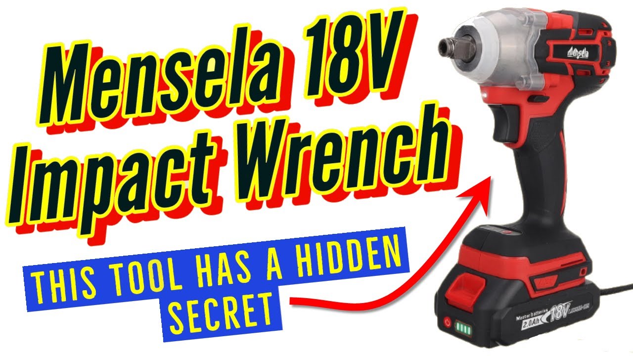 Mensela 18V Cordless Impact Wrench Review - 3 Tools in One