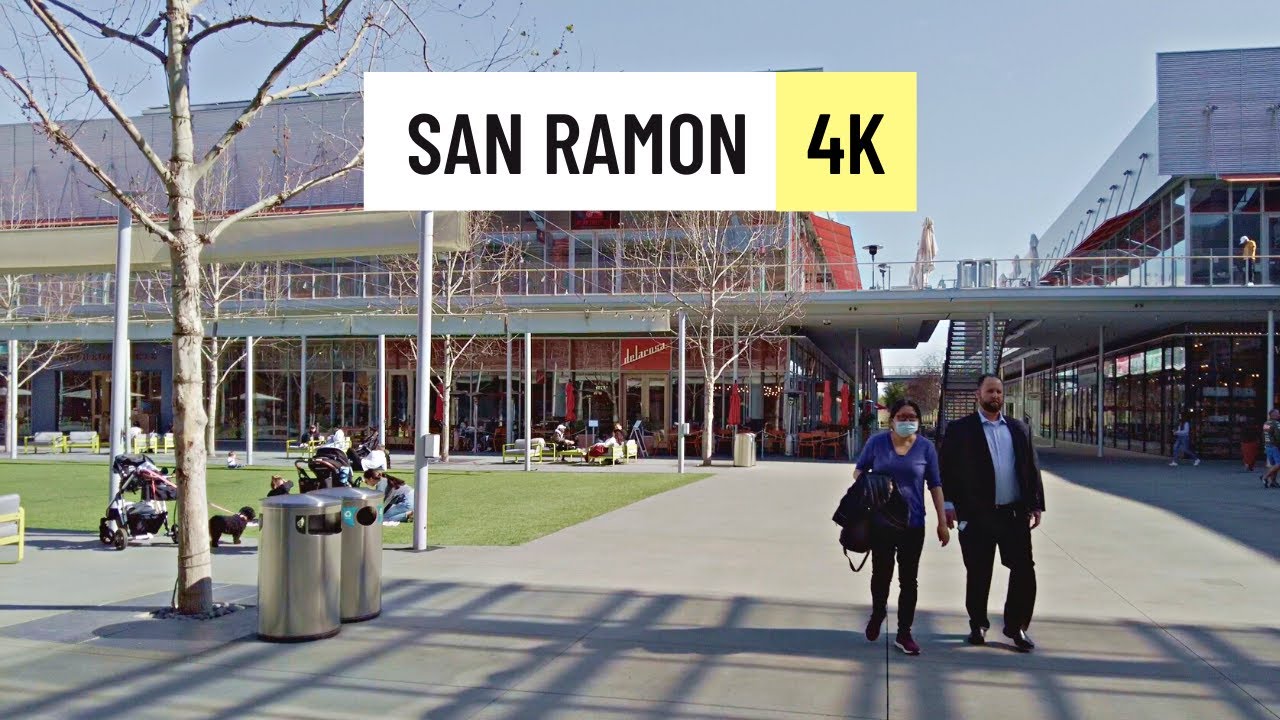 San Ramon City Center Bishop Ranch 2023 Walk | 4K 60fps