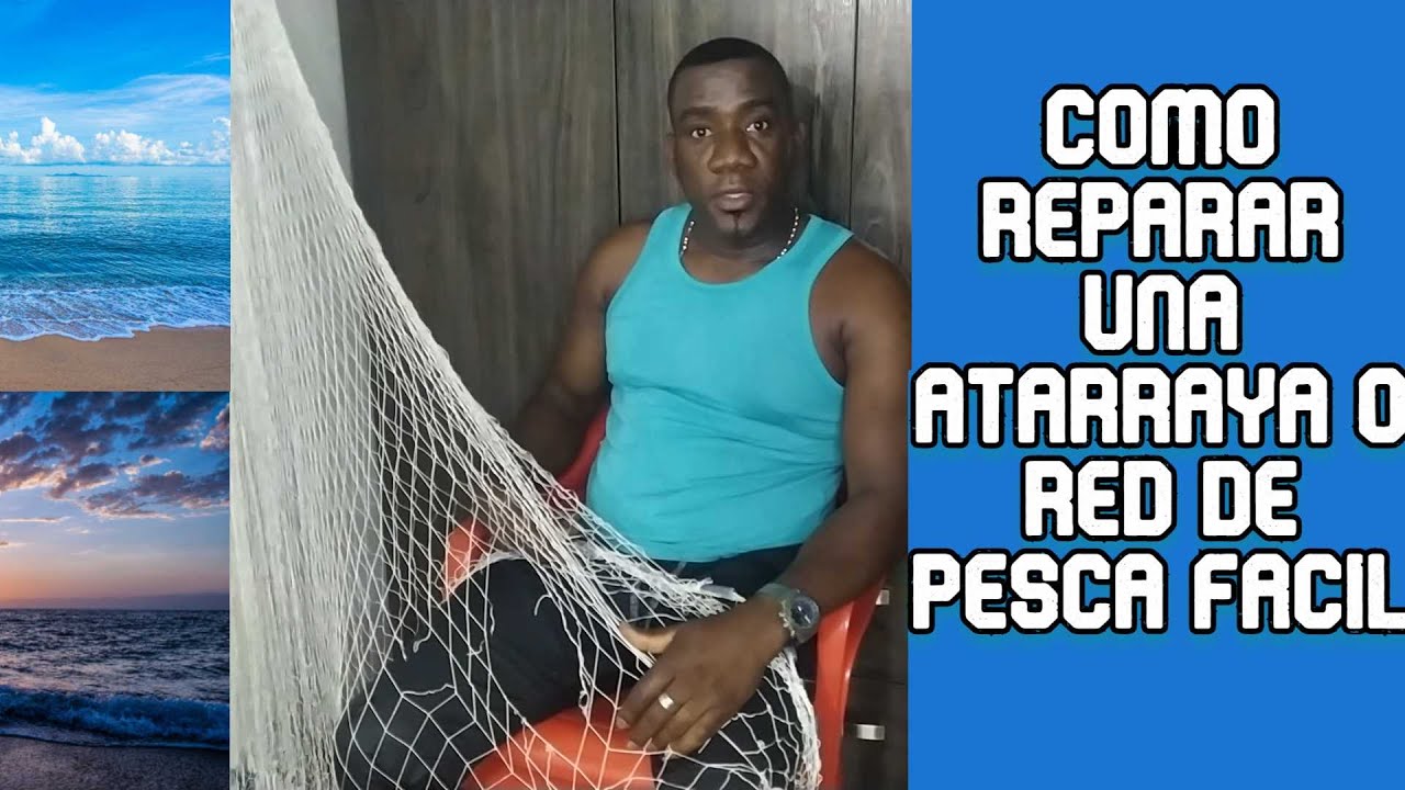 Como reparar #atarrayas o redes de #pesca sencillo y fácil 🟢