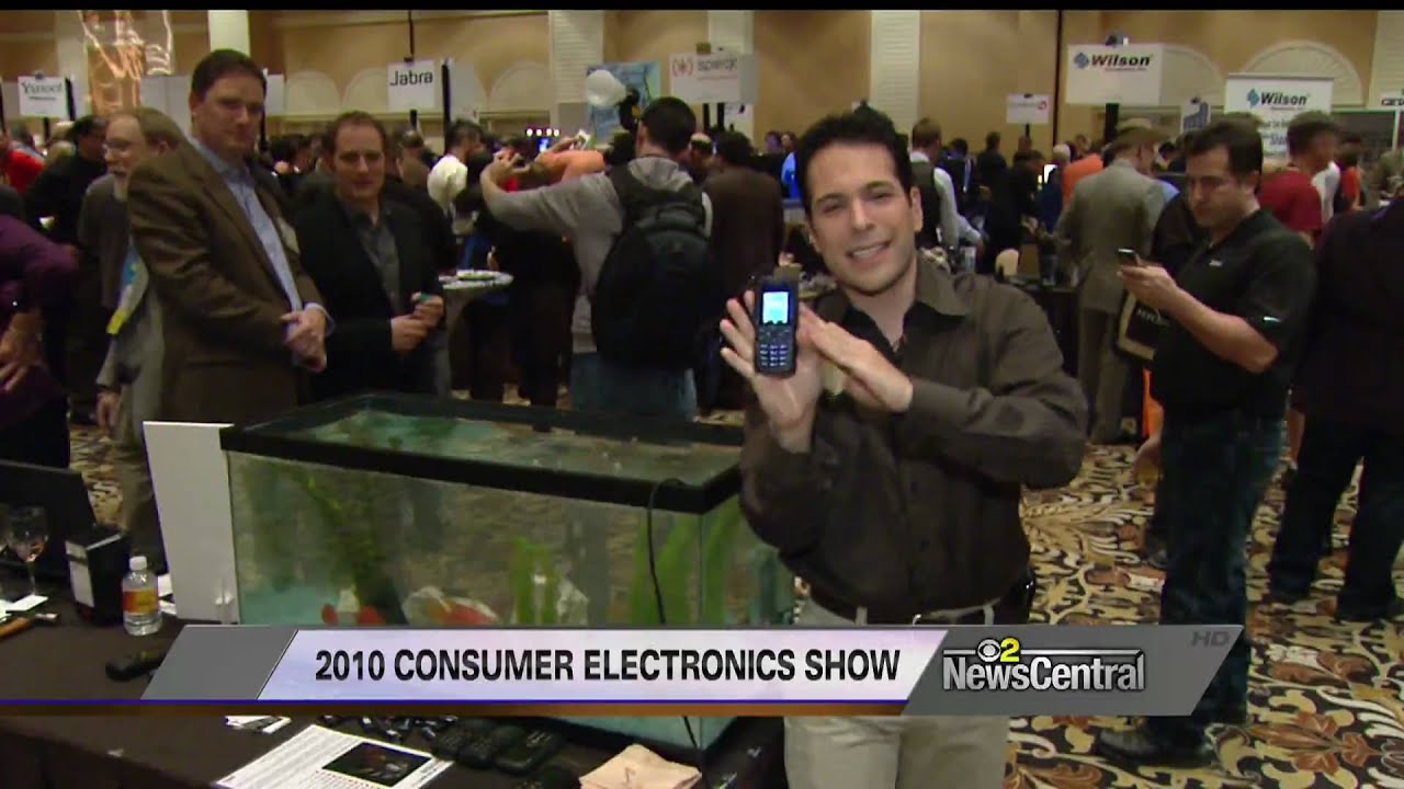 CES 2010: 3DTV & Waterproof Cell Phone (KCBS-TV)