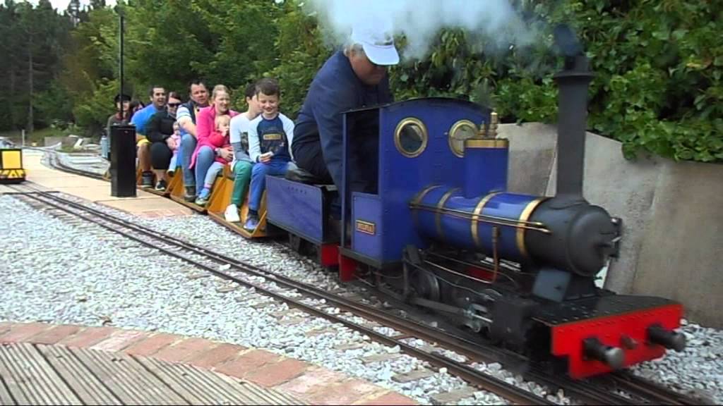 Romulus 0-4-0 'Sylvia' at the Caldecotte Miniature Railway